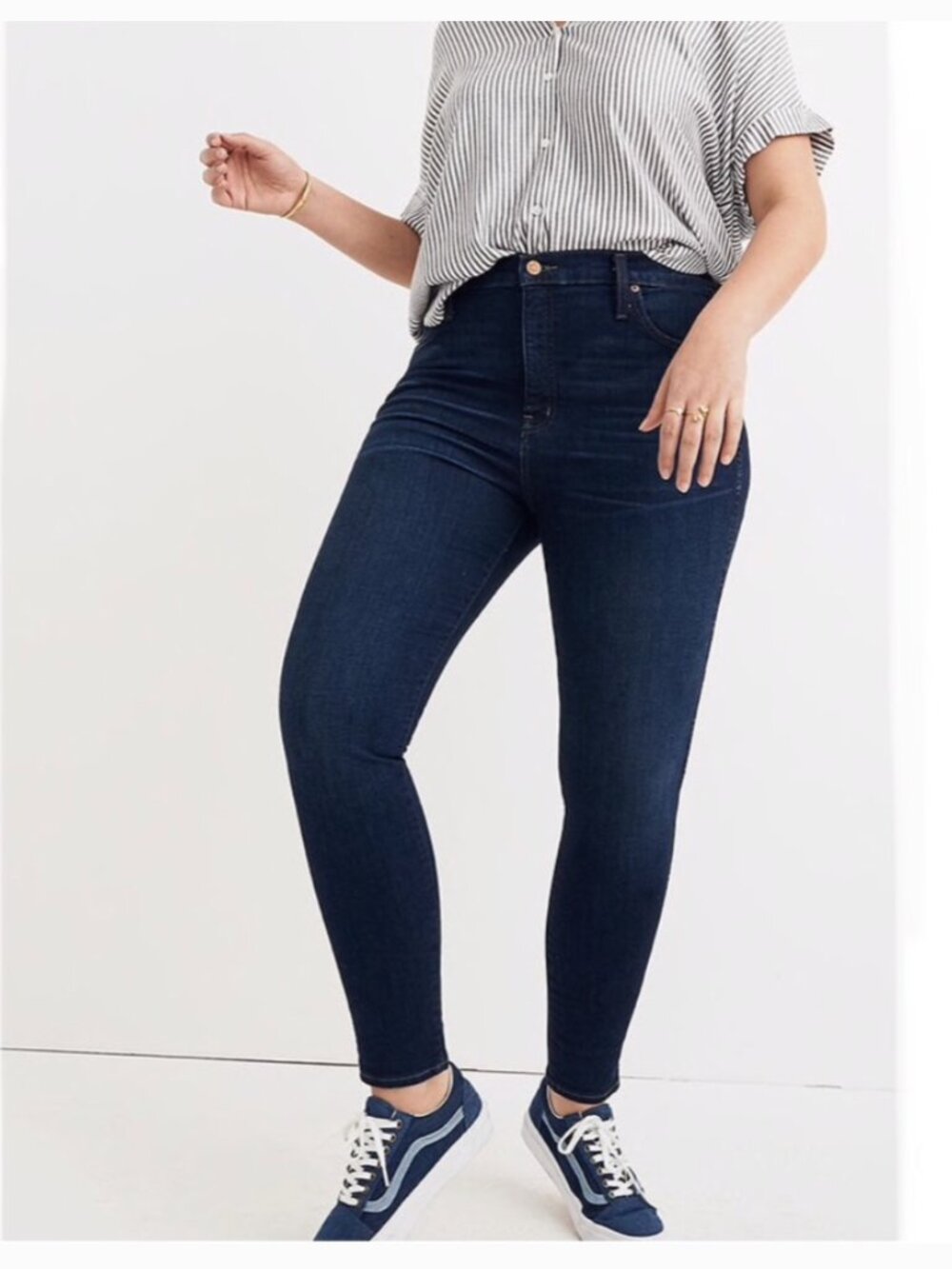 Madewell 10" High Rise Skinny Jeans, Size 32T